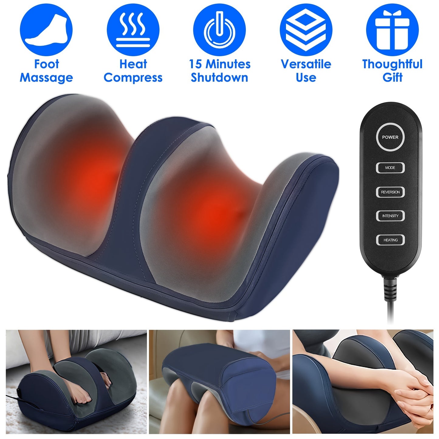 Smart Heated Foot Massager