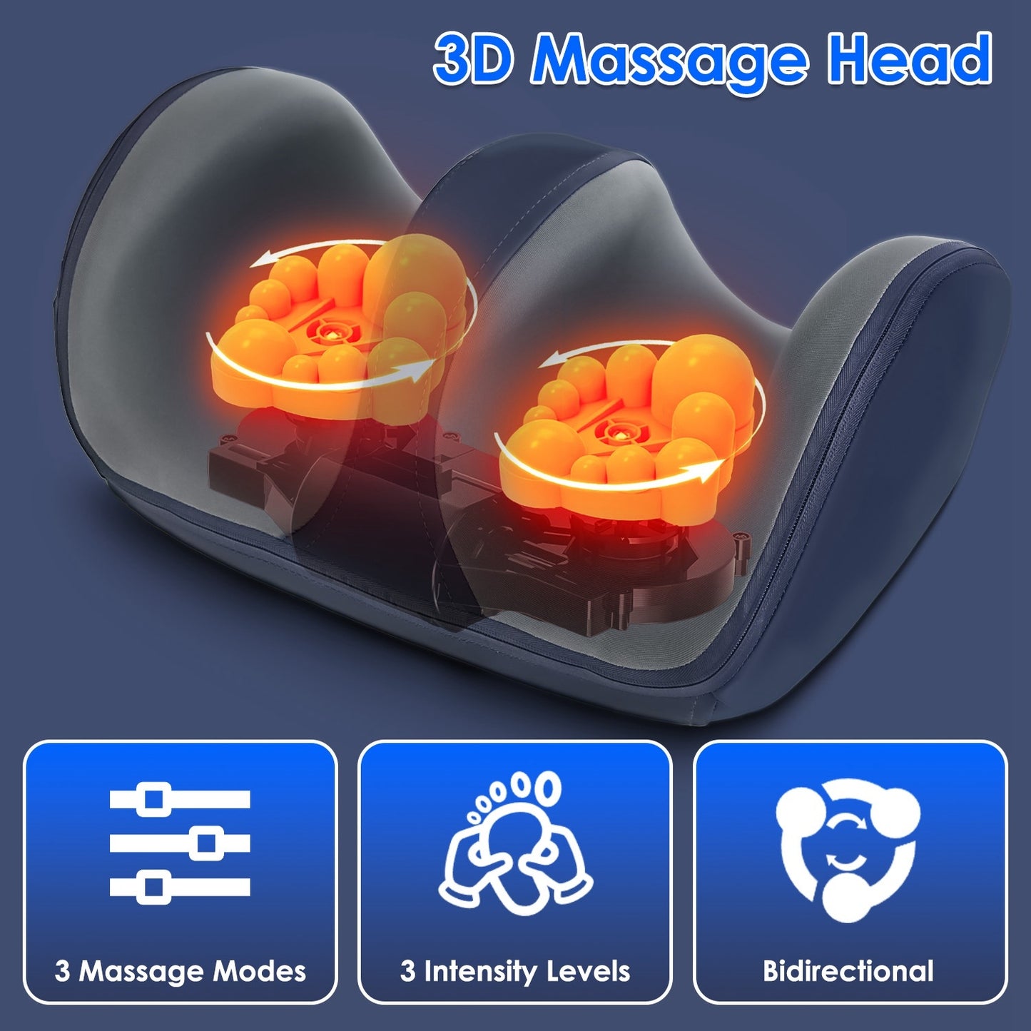 Smart Heated Foot Massager