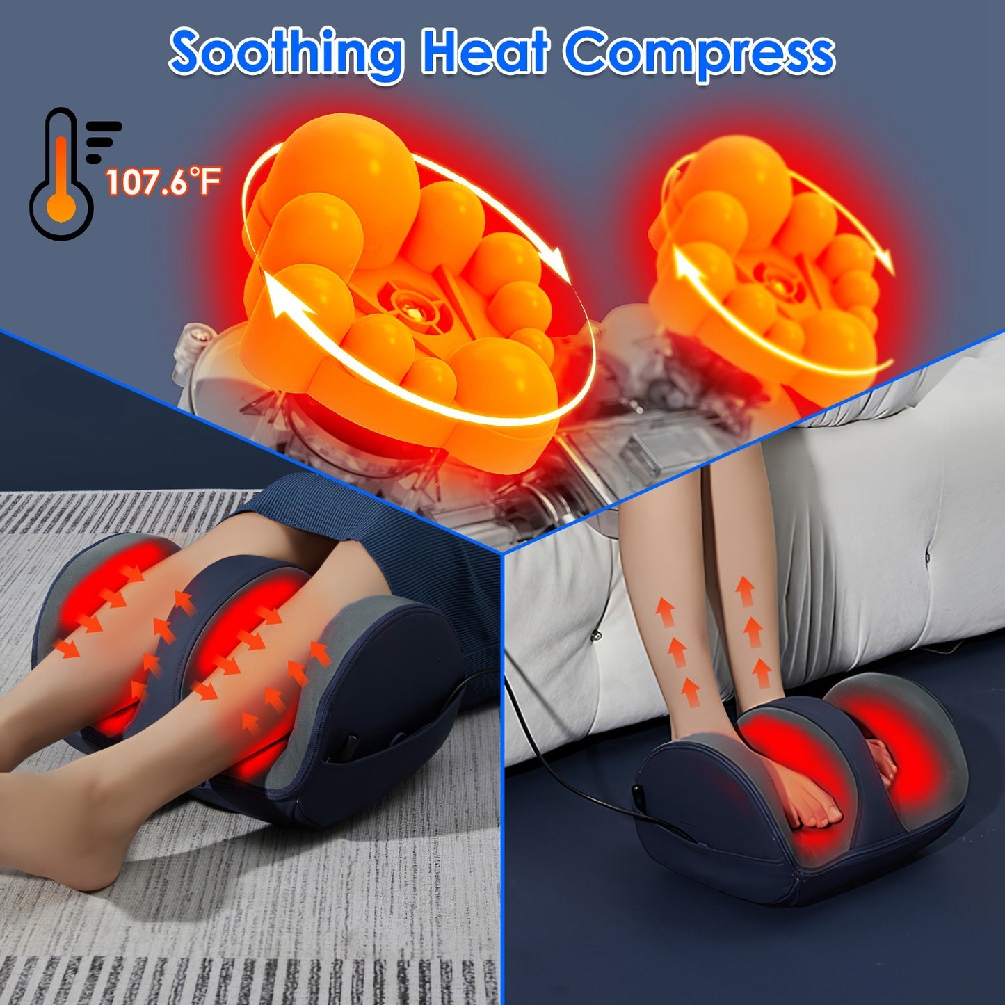 Smart Heated Foot Massager